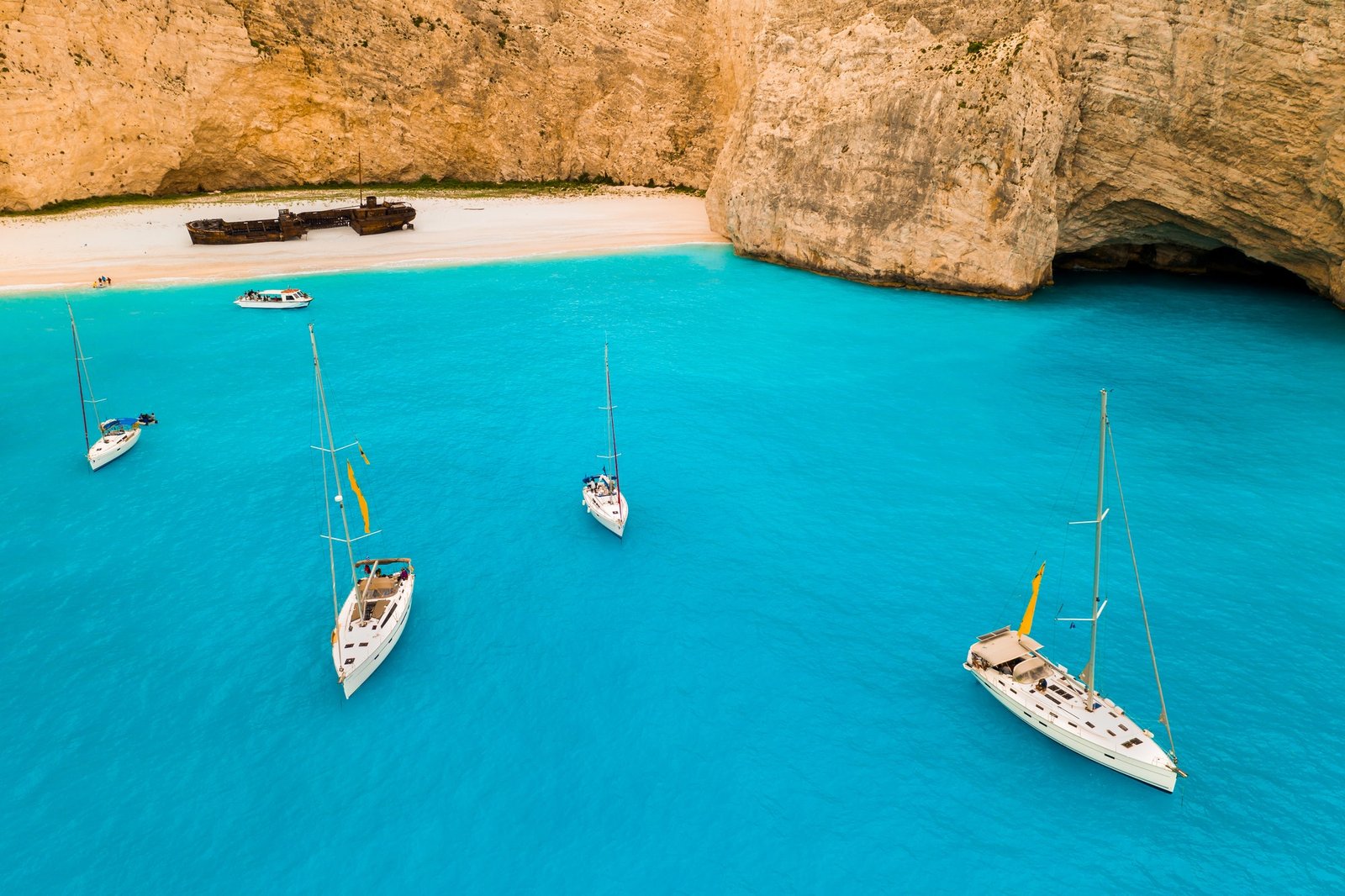 Blue Caves & Shipwreck - Boat Trip